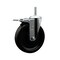 Service Caster 6 Inch Phenolic Wheel Swivel 34 Inch Threaded Stem Caster Total Lock Brake SCC SCC-TSTTL20S615-PHS-34212 - alternate 1